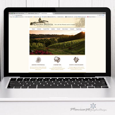 [www.cascinapreziosa.it] - Sito responsive per azienda vitivinicola - @AlgraphAndWollyDesign.